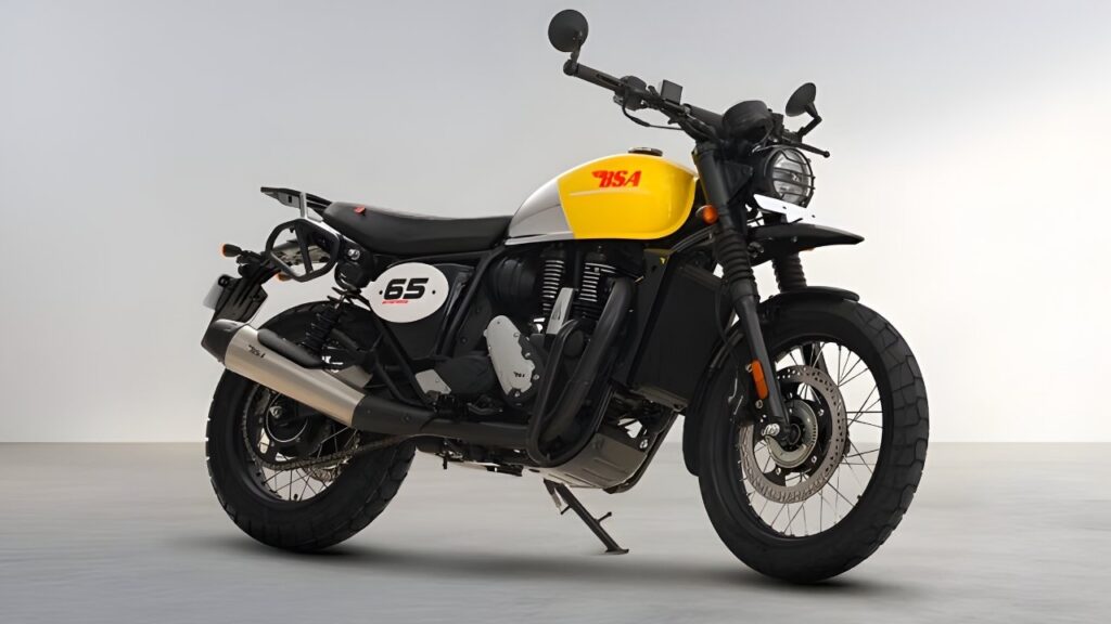 BSA Scrambler 650 Yellow
