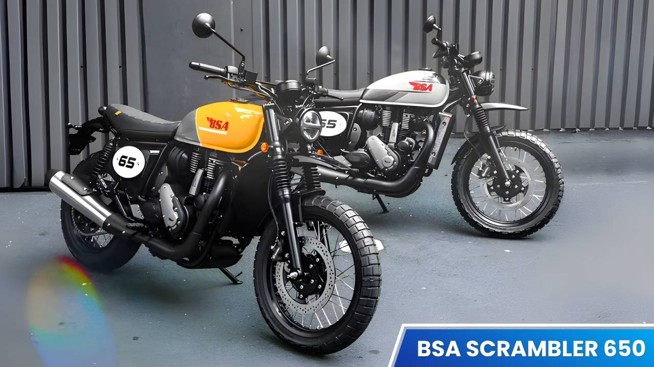 BSA Scrambler 650 Launched in India: Price Starts at ₹3.25 Lakh, 3 Variants
