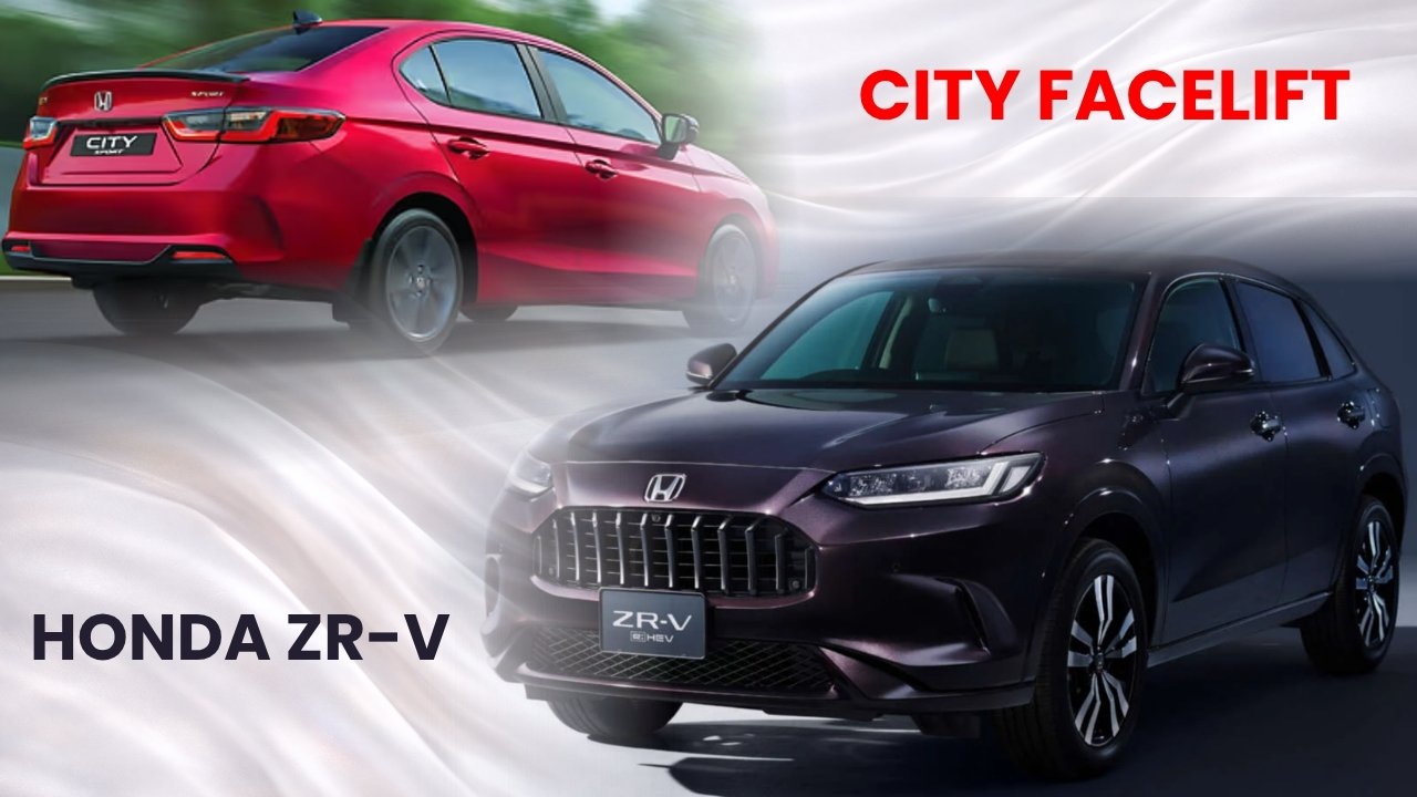 Honda ZR-V and City Facelift India Launch on May 22: Price, Specs, and Features
