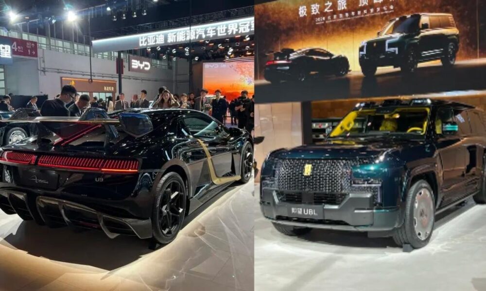 BYD’s Yangwang Reveals U9 Xtreme with New Paint Job and U8L in Four-Seater Layout