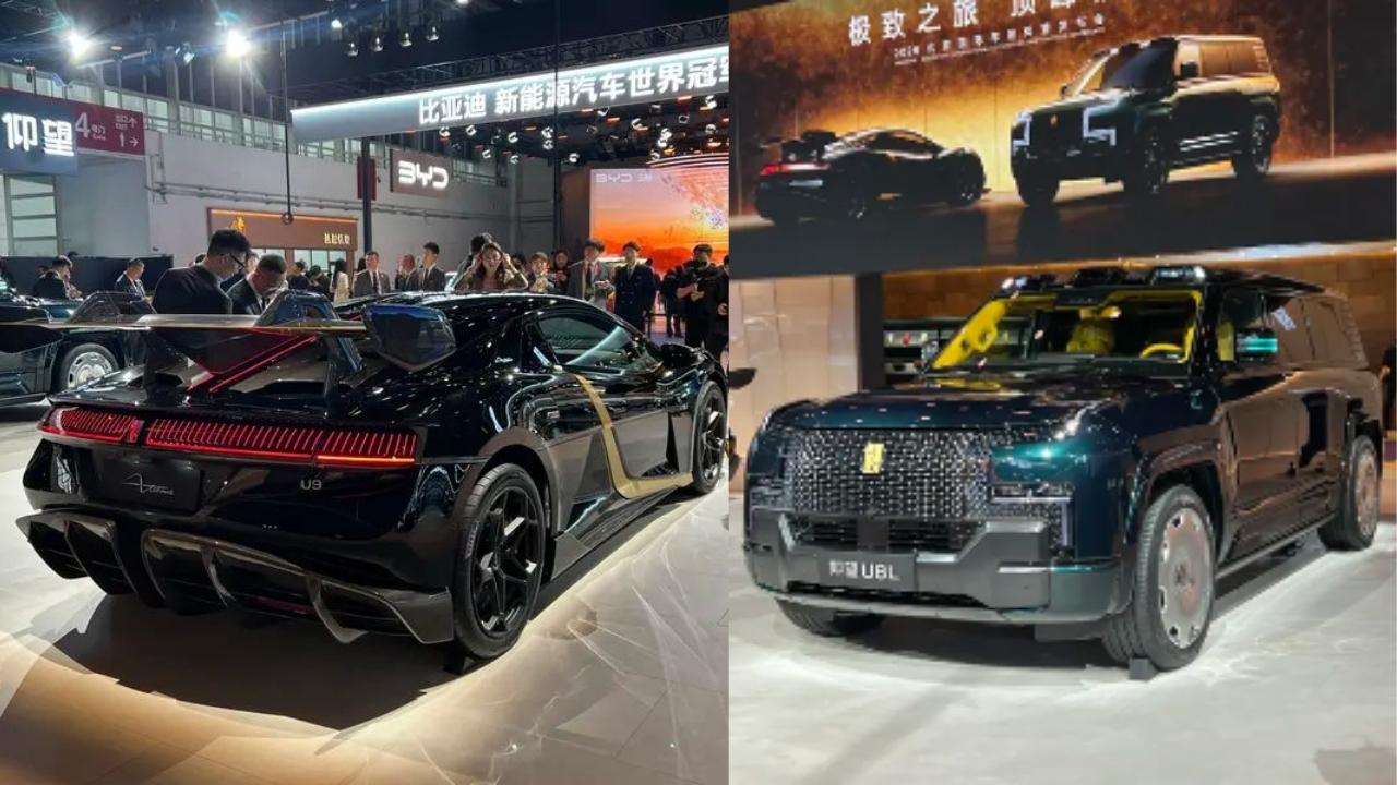 BYD’s Yangwang Reveals U9 Xtreme with New Paint Job and U8L in Four-Seater Layout