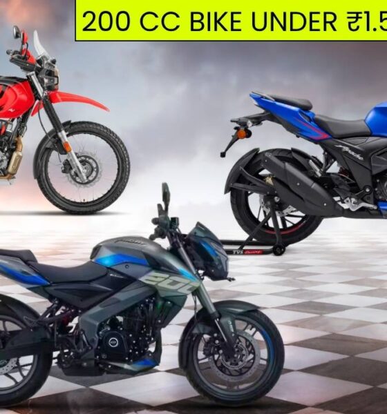 200 cc Bike Under ₹1.5 lakh: Top 3 Best Options for Speed, City Ride and Off-Roading