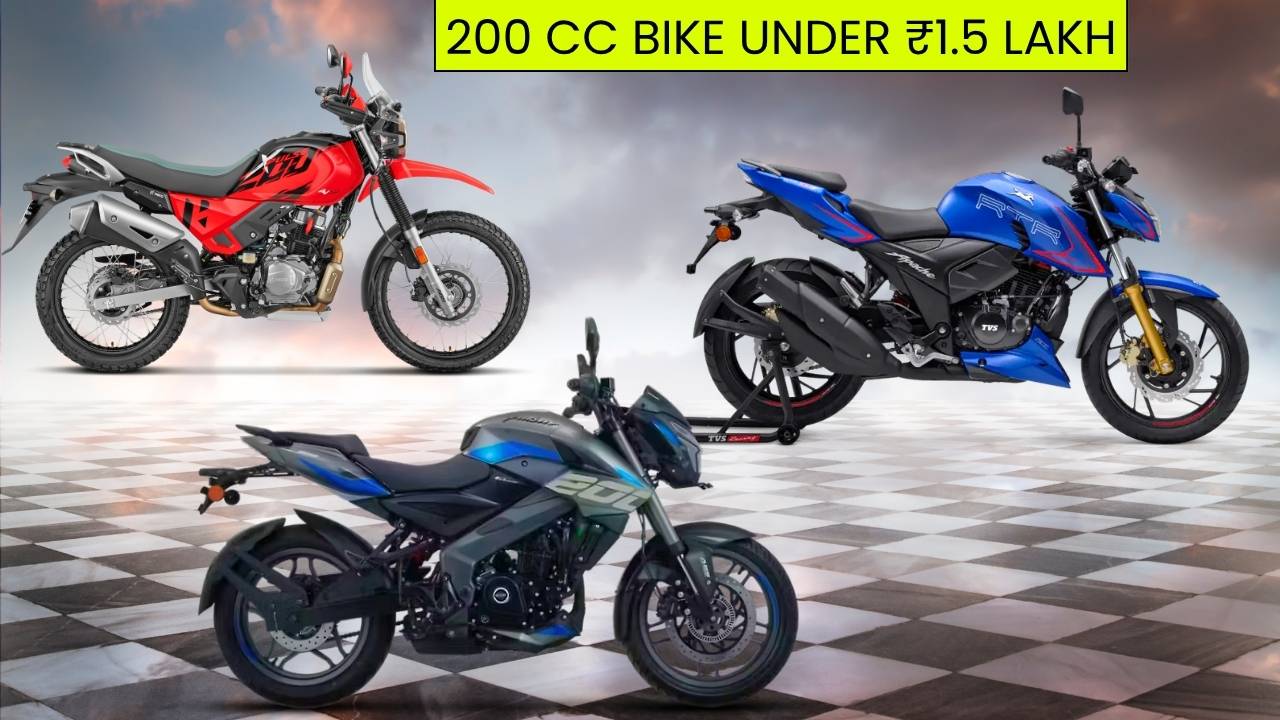 200 cc Bike Under ₹1.5 lakh: Top 3 Best Options for Speed, City Ride and Off-Roading