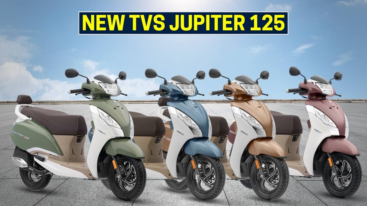 TVS Jupiter 125 Gets Two New Colours - Triple-Tone Matte Copper Bronze Debuts
