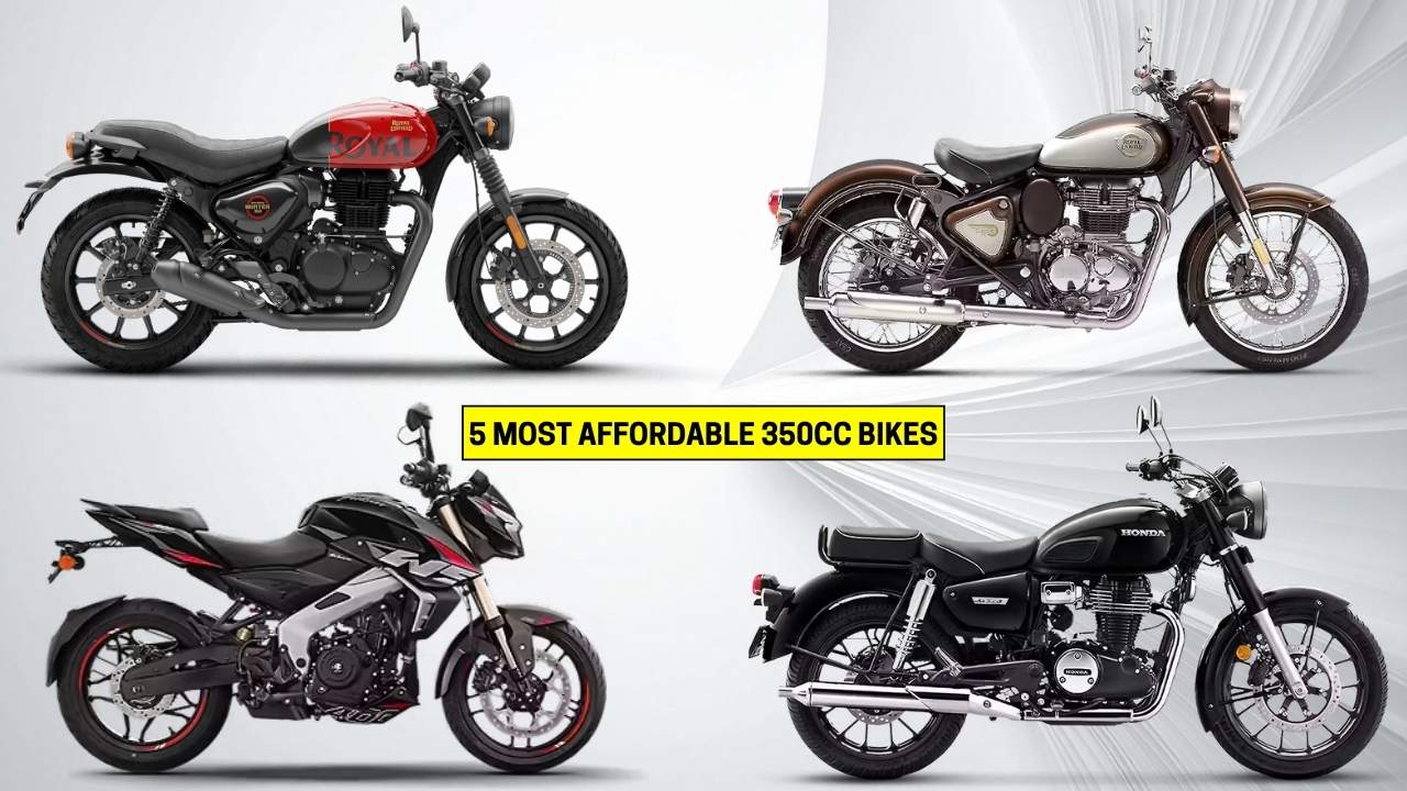 5 Most Affordable 350cc Bikes in India: RE Hunter to Honda CB350C Ranked