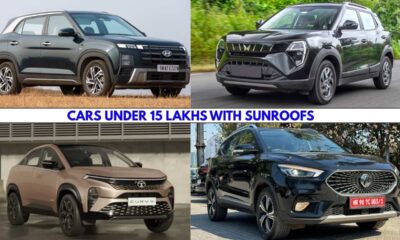 Cars Under 15 Lakhs With Sunroofs: Meet the Most Affordable Panoramic Sunroof SUVs