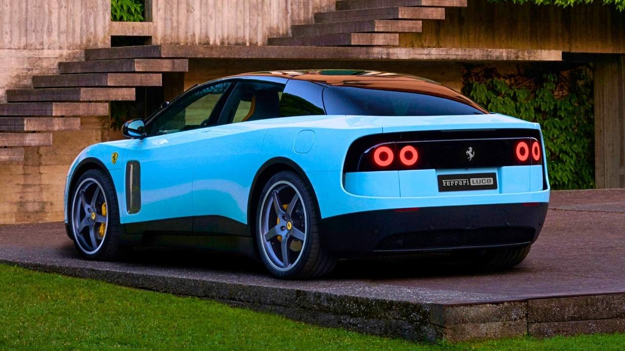 Ferrari Luce EV Rearview