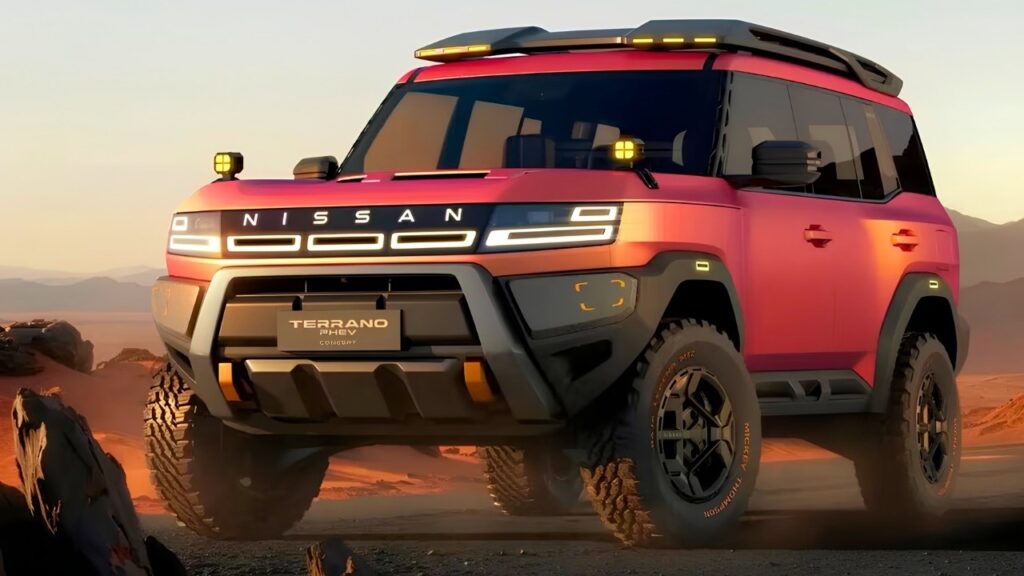 Nissan Terrano PHEV SUV Front Design