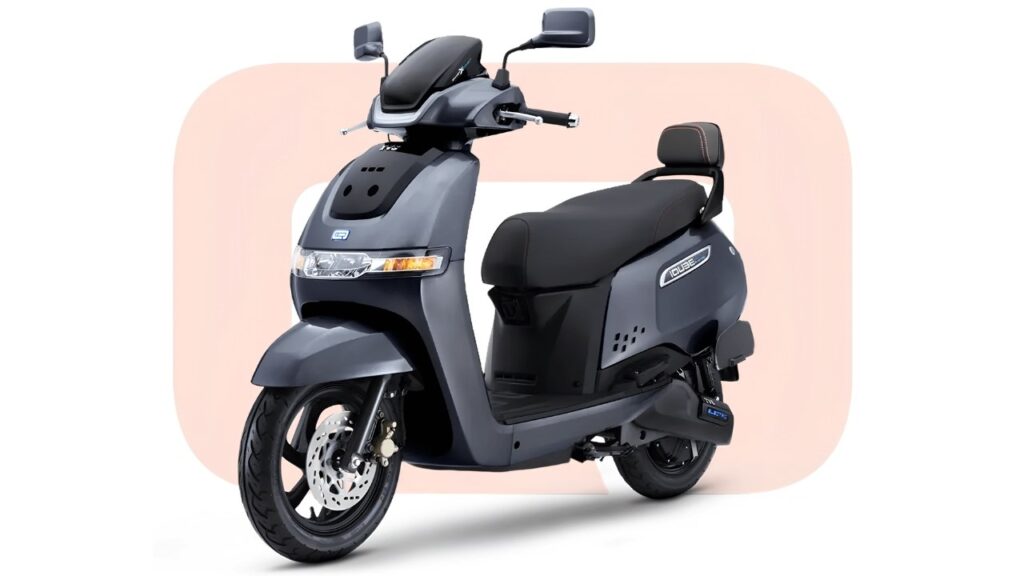 TVS iQube S Grey