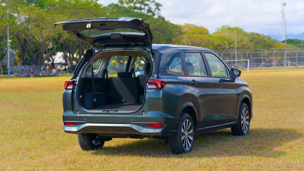 Toyota Avanza India Rrearview & bootspace