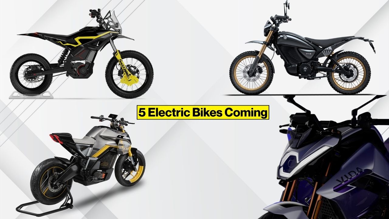 5 Electric Bikes Coming to India by 2027: From ₹1.75L to ₹7L