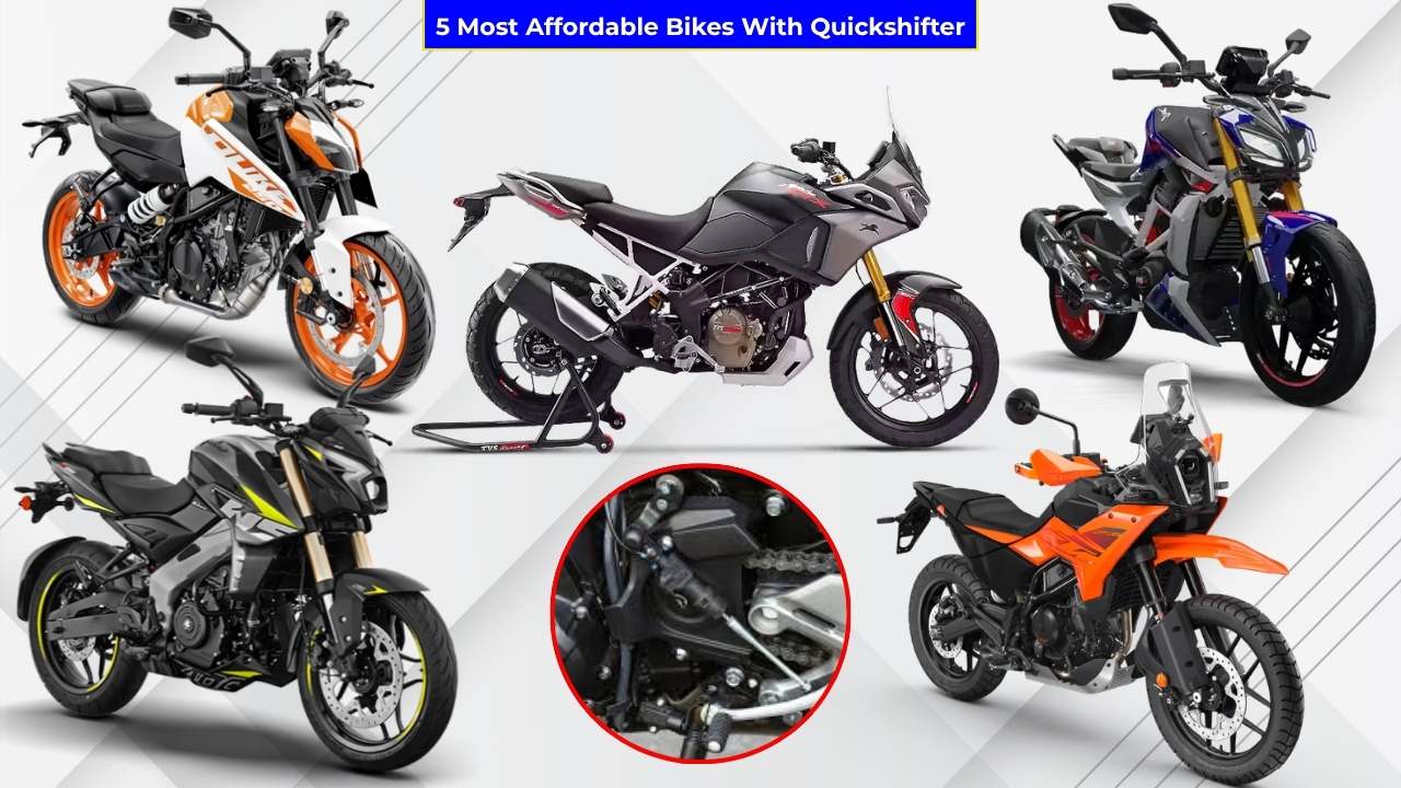 5 Most Affordable Bikes With Quickshifter in India 2026: From ₹1.94L