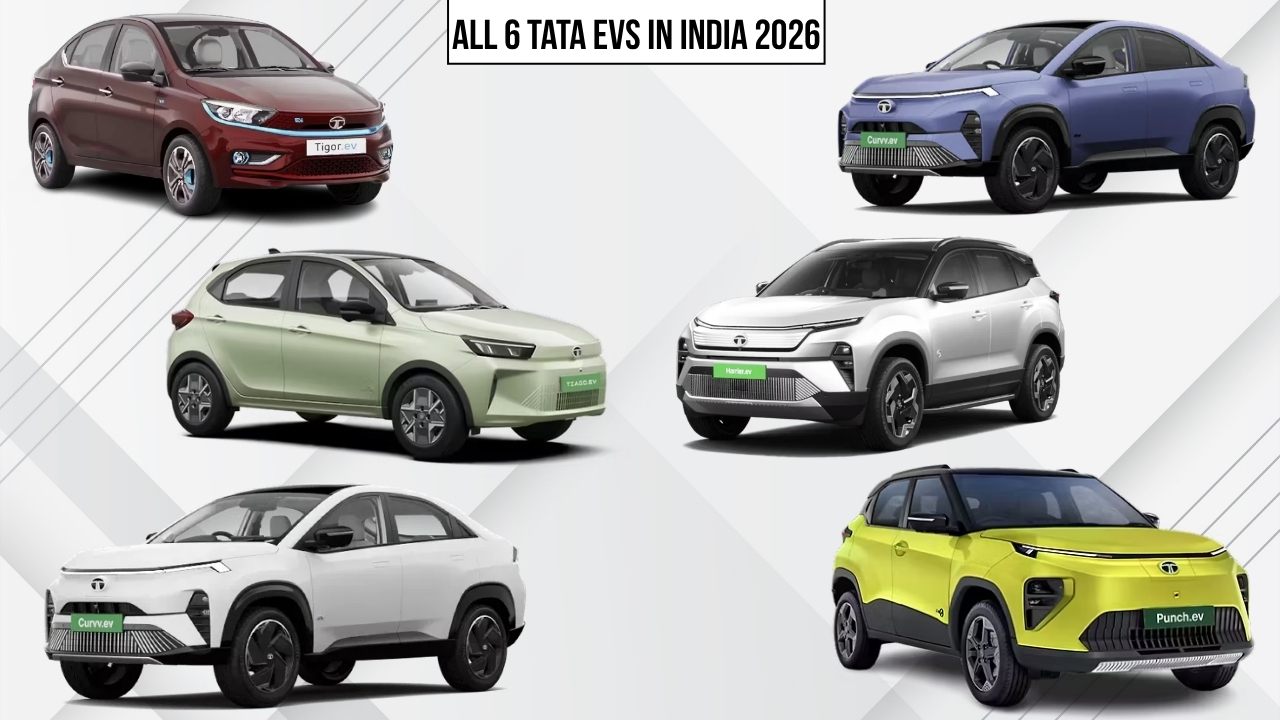 All 6 Tata EVs in India 2026: From ₹6.99L Hatchback to ₹30L SUV