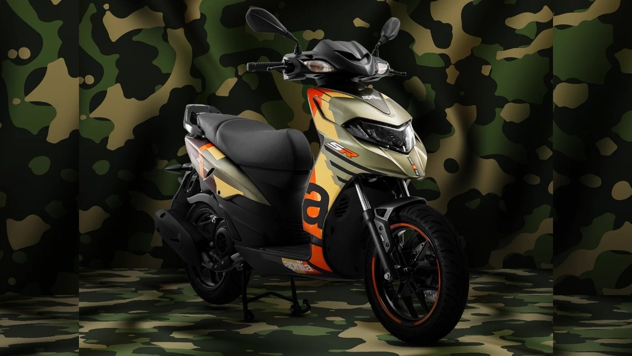 New Aprilia SR 125, 175 Tribute: Same Engine, Bold New Camo Look