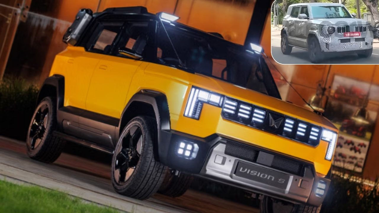 Mahindra's Vision S Spied Again: Production Look Almost Ready