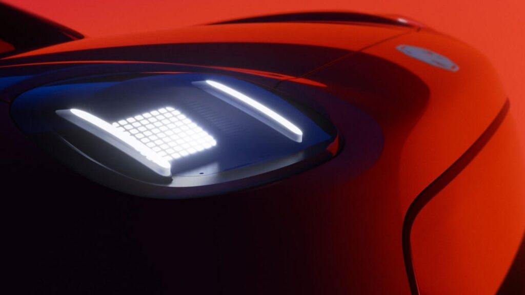 New MG Electric Car Teased Front look