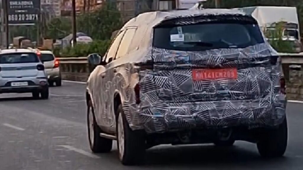 Tata Safari EV Spotted 