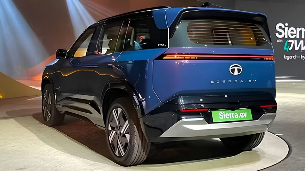 Tata Sierra EV Rearview
