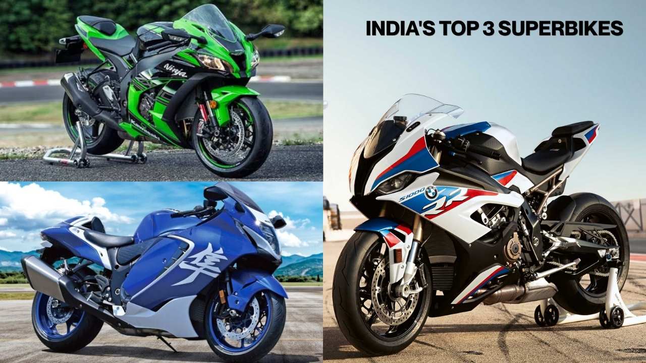 2.86 Sec to 100 kmph: India's Top 3 Superbikes Compared