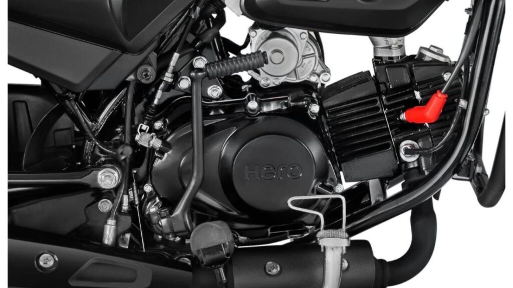 flex-fuel Splendor+ and HF Deluxe engine