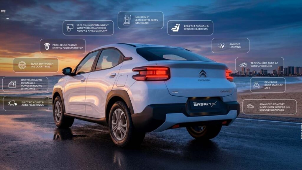 Citroen Basalt X Comfort Edition rear design