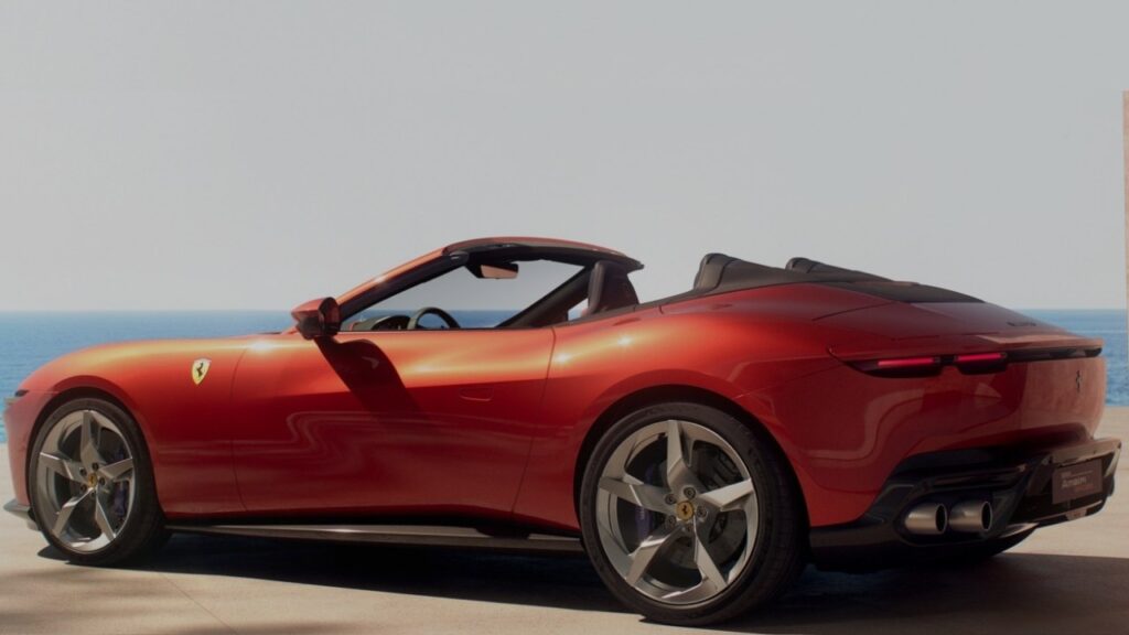 Ferrari Amalfi Spider reasr angle