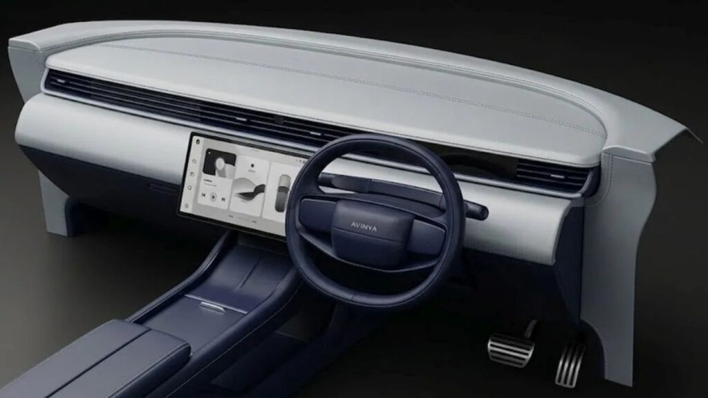 First Tata Avinya Electric SUV interior