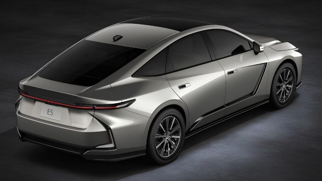 Lexus ES 350h Top Rear angle
