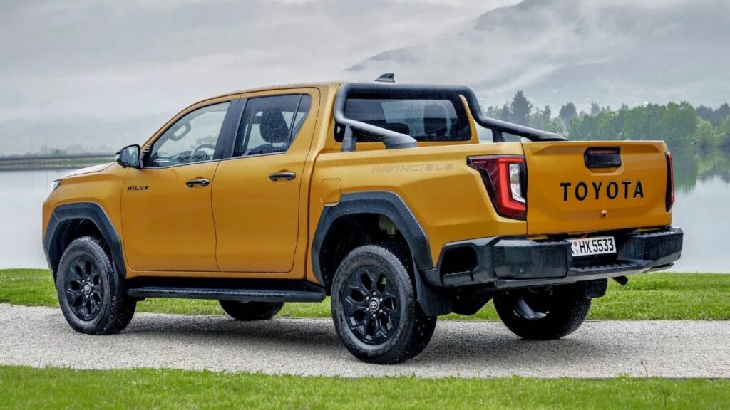 Ninth-Gen Toyota Hilux rearview