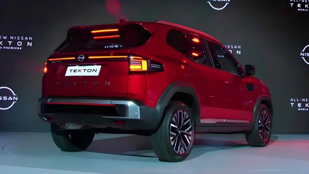 Nissan Tekton Red Rearview