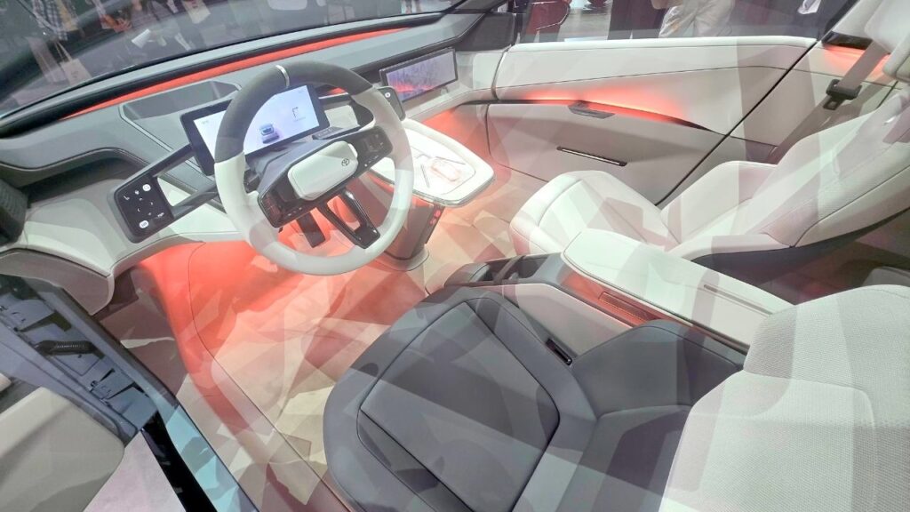 Toyota Corolla EV interior