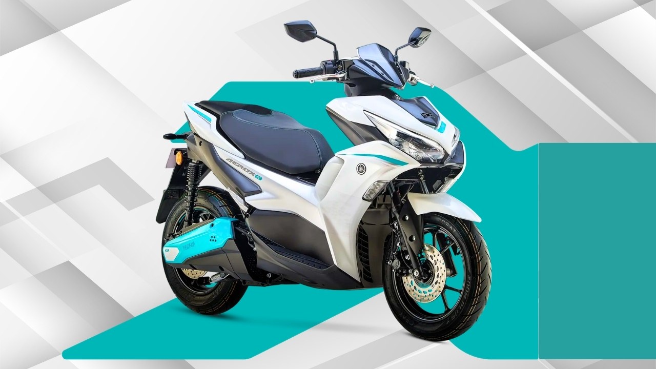 Yamaha Launches Aerox E With 117 km Range And Dual Removable Batteries
