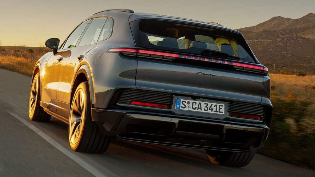 Porsche Cayenne Electric Rear design