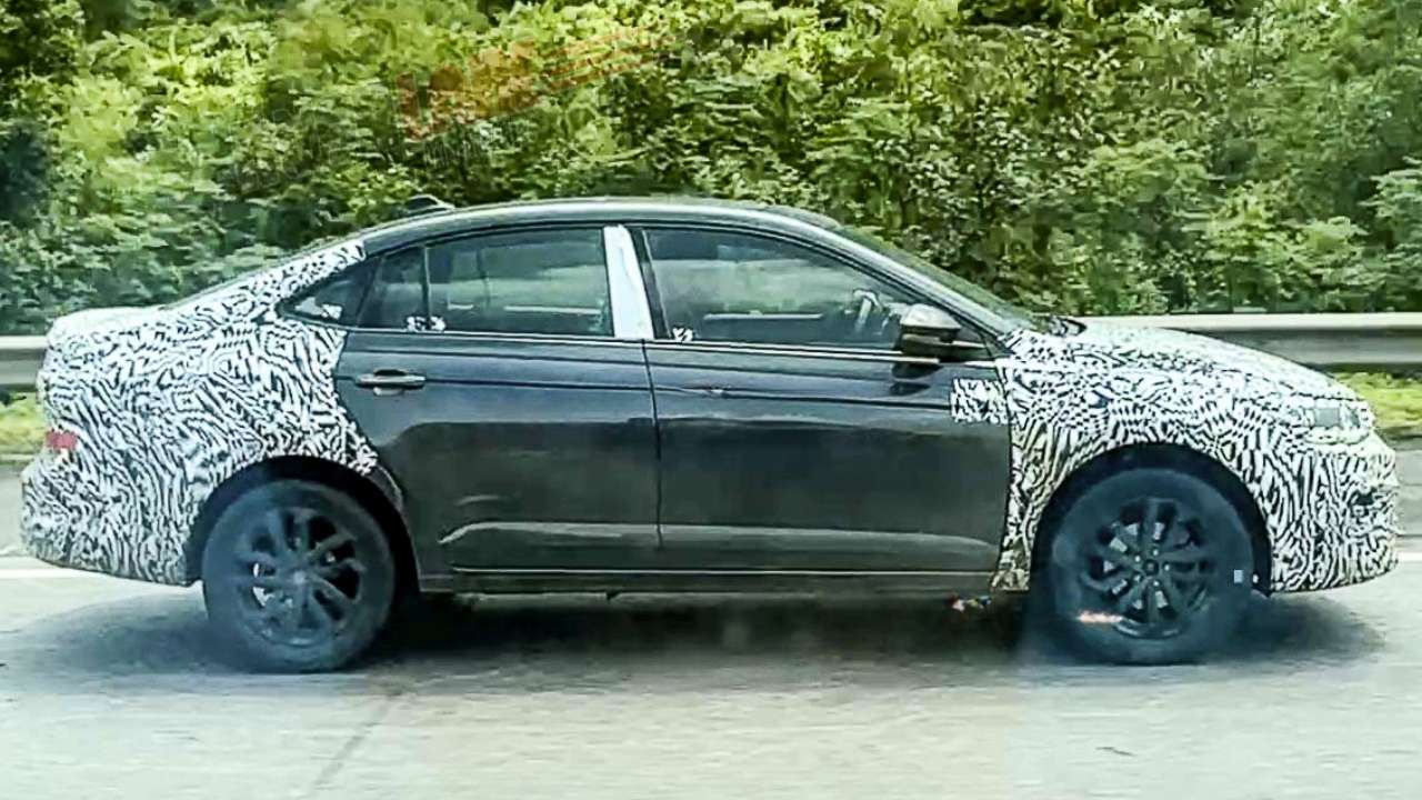 Volkswagen Virtus Facelift Spotted Testing on Mumbai-Pune Expressway: What to Expect