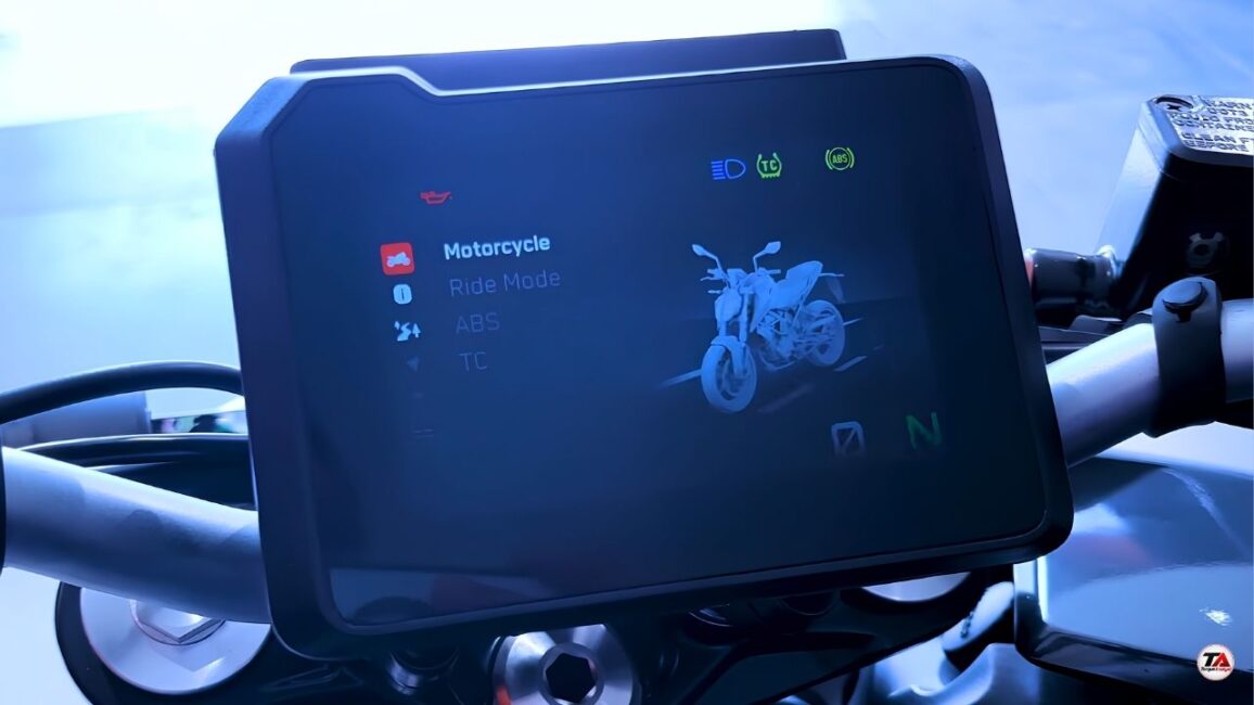 KTM 200 Duke TFT Display Updated