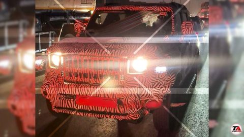 Mahindra Thar Electric Spotted Testing