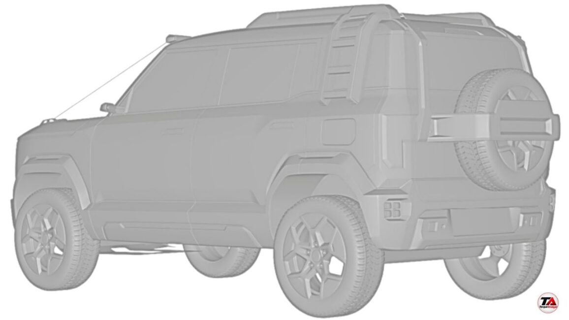 Mahindra Vision S rear design Patented