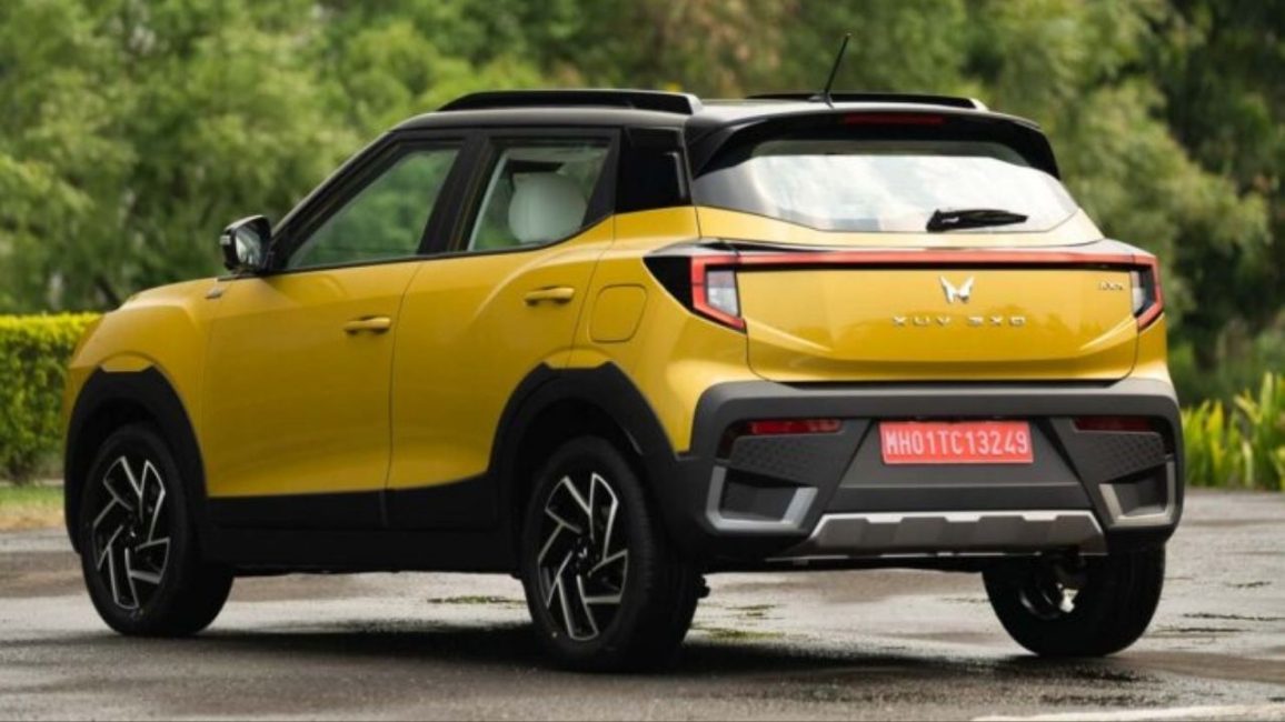 Mahindra XUV 3XO CNG rear look