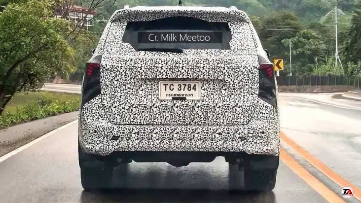 New Toyota Fortuner SUV Global rearloook