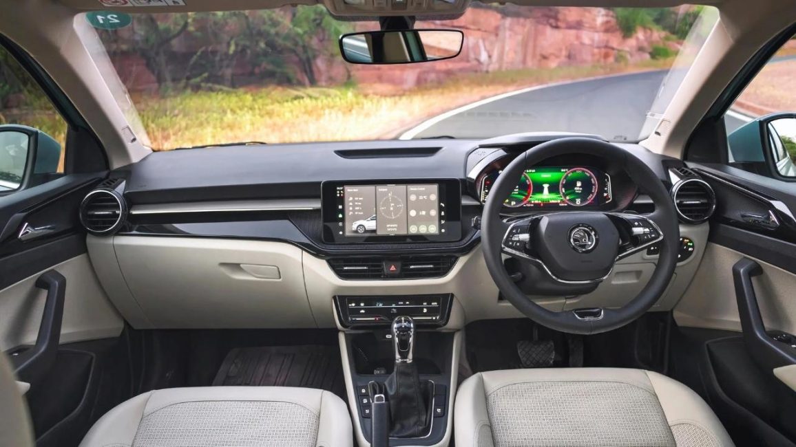 Skoda Slavia Facelift DASHBOARD