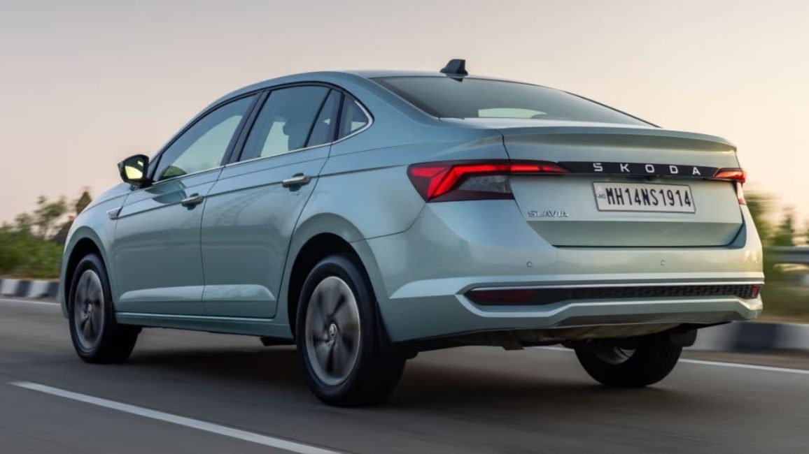 Skoda Slavia Facelift rear look